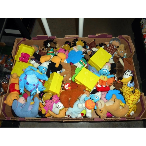 114 - A large quantity of MacDonalds happy meals toys, some sealed in bags (weight approx 50kg +, collect ... 