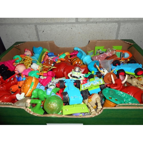 114 - A large quantity of MacDonalds happy meals toys, some sealed in bags (weight approx 50kg +, collect ... 