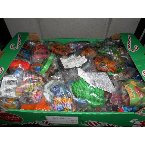 114 - A large quantity of MacDonalds happy meals toys, some sealed in bags (weight approx 50kg +, collect ... 