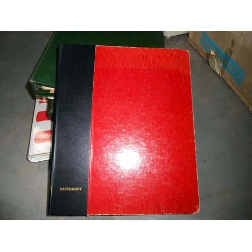 1237 - A box of stamp albums including USA, GB etc.,