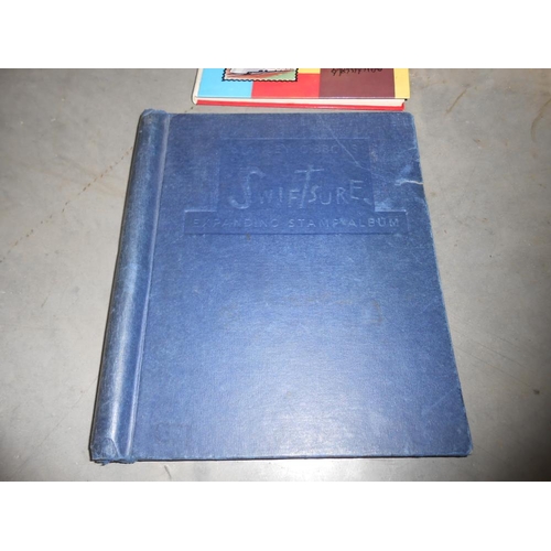 1237 - A box of stamp albums including USA, GB etc.,