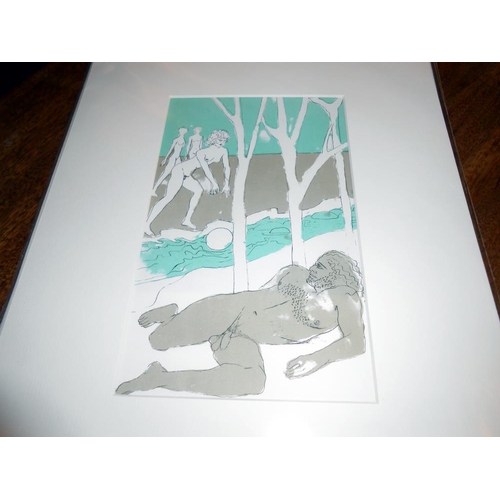 2301 - Pablo Picasso lithographic print circa 1956, 2 x Elisabeth Frink lithographic prints circa 1975, 2 x... 