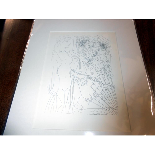 2302 - Pablo Picasso (1881-1973) Collection of 6 prints Vollard suite mainly nudes circa 1956. All mounted ... 