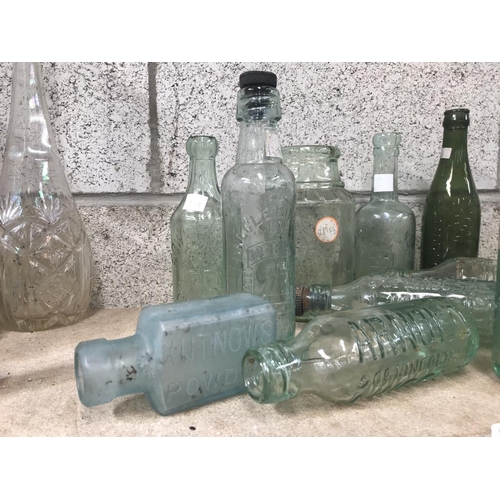 24 - A collection of mainly Lincoln bottles/jars