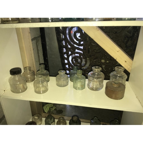 54 - 6 shelves of potion bottles