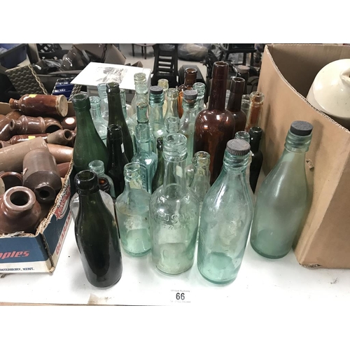 66 - A good selection of clean decorative bottles