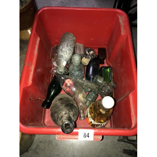 84 - A box of exotic shaped bottles