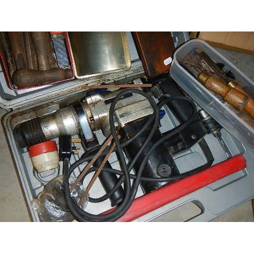 110 - A kango hammer and other tools.