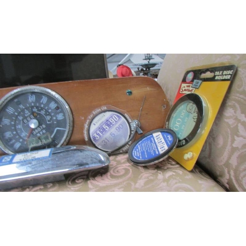105 - A Triumph Herald 1200 dashboard, (Collect only)