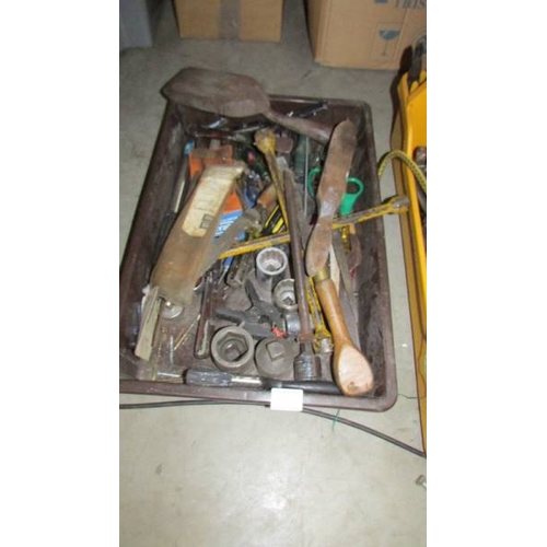 117 - Two boxes of assorted tools. (Collect only)