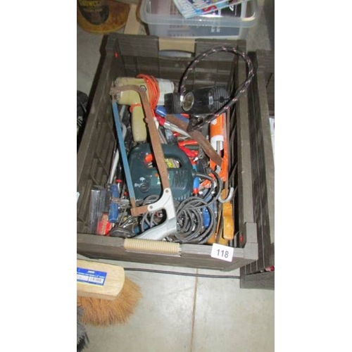 118 - Two boxes of tools, (Collect only)