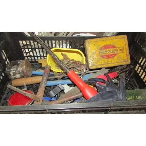 125 - Three shelves of tools, (Collect only)