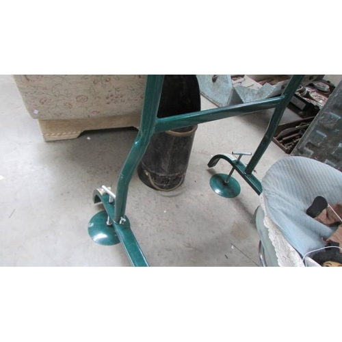 162 - A wheeled platform ideal for hedge cutting etc.,