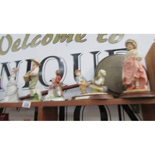 236 - A mixed lot of figures etc., (Collect only)