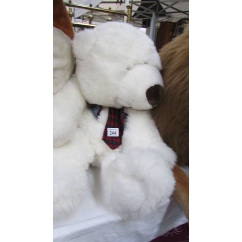 244 - A large St. Bernard, a lion and a white bear.  (Collect only)