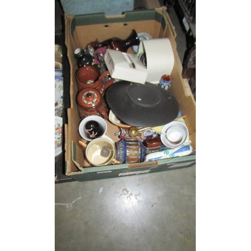 251 - Five boxes of miscellaneous ceramics, (Collect only)
