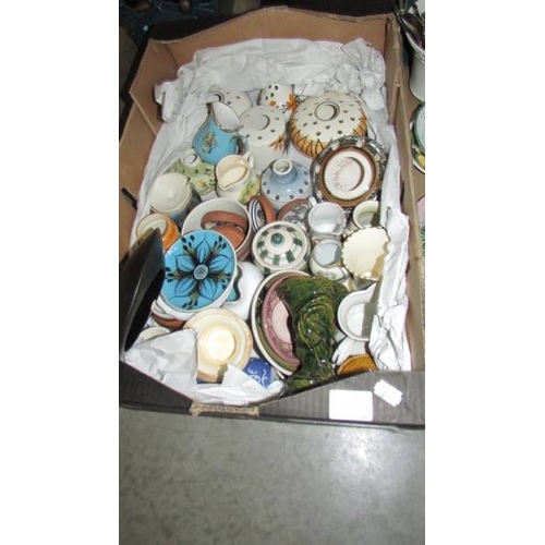 251 - Five boxes of miscellaneous ceramics, (Collect only)
