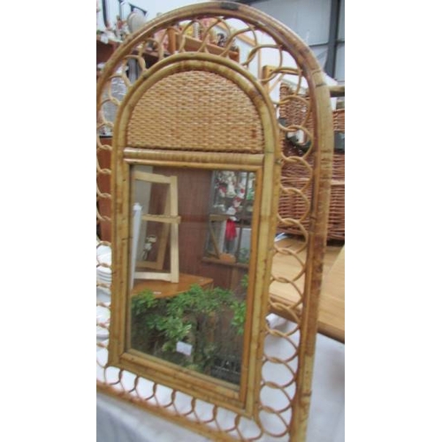 278 - A reading table and a quantity of basket ware (Collect only)