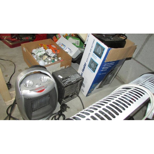 30 - Two convector heaters and three others. (Collect only)