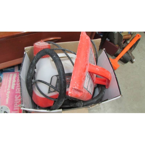 84 - A Black & Decker wall paper stripper, sharpening system etc.,