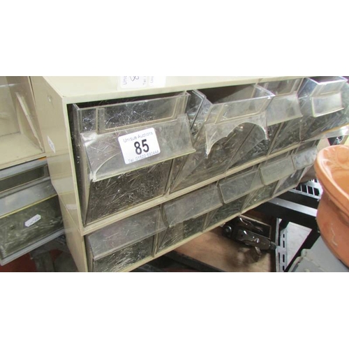 85 - Five cases of screws etc., (Collect only)