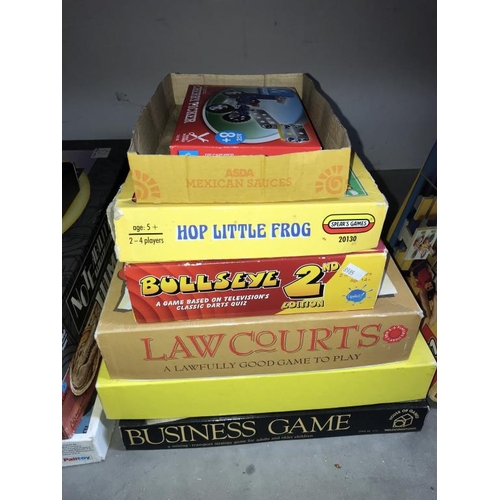 1009 - A good lot of board games including Mouse Trap, anticipation, Bullseye & Lego etc. (completeness unk... 