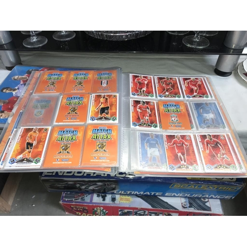 1023 - 2 Match Attack card albums & 2 Slam Attack card albums