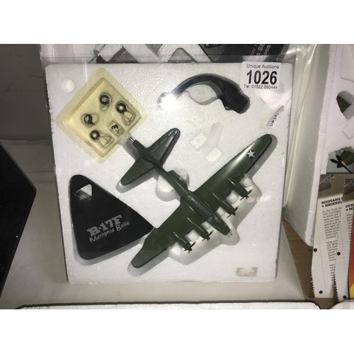 1026 - 5 Atlas editions model military aircraft