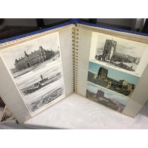 1028 - 6 albums of postcards including Lincolnshire, Yorkshire & Bradford etc.