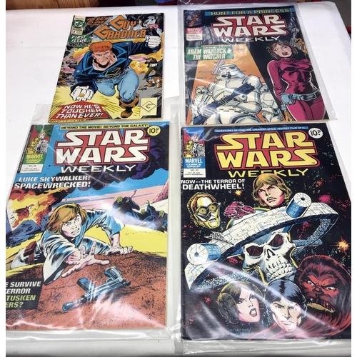 1044 - A good collection of Star Wars Weekly comics & The Empire Strikes Back comics (approximately 80 comi... 