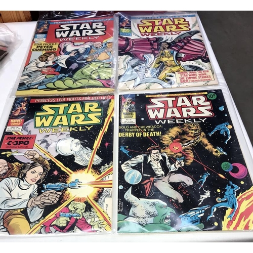 1044 - A good collection of Star Wars Weekly comics & The Empire Strikes Back comics (approximately 80 comi... 