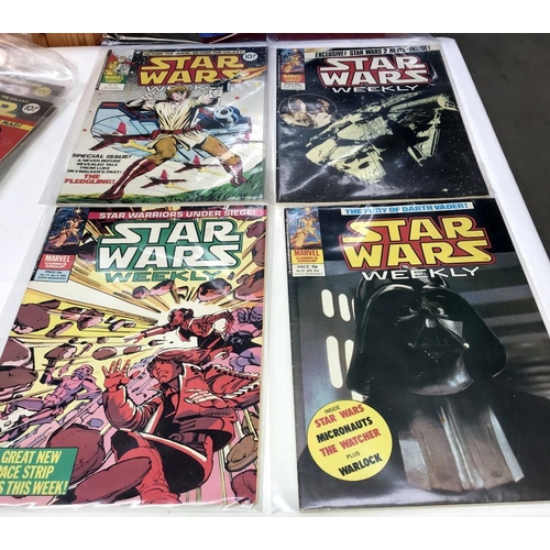 1044 - A good collection of Star Wars Weekly comics & The Empire Strikes Back comics (approximately 80 comi... 