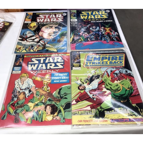 1044 - A good collection of Star Wars Weekly comics & The Empire Strikes Back comics (approximately 80 comi... 