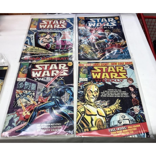 1044 - A good collection of Star Wars Weekly comics & The Empire Strikes Back comics (approximately 80 comi... 