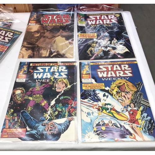 1044 - A good collection of Star Wars Weekly comics & The Empire Strikes Back comics (approximately 80 comi... 