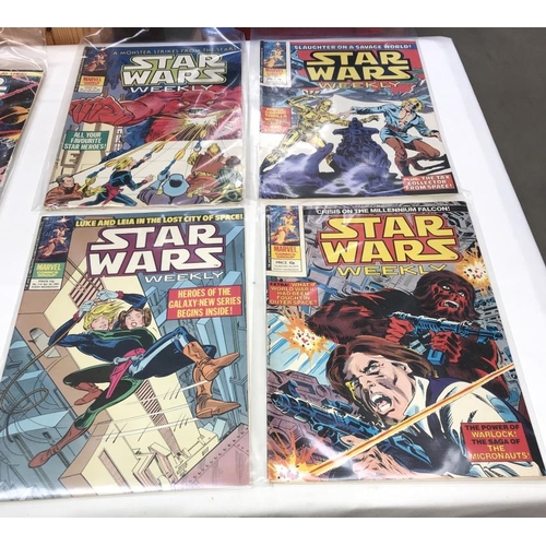 1044 - A good collection of Star Wars Weekly comics & The Empire Strikes Back comics (approximately 80 comi... 