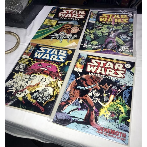 1044 - A good collection of Star Wars Weekly comics & The Empire Strikes Back comics (approximately 80 comi... 