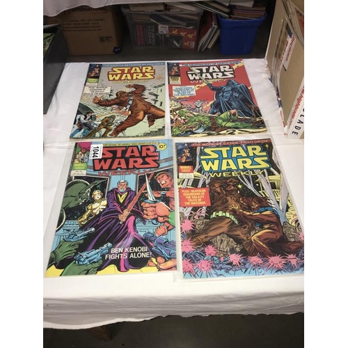 1044 - A good collection of Star Wars Weekly comics & The Empire Strikes Back comics (approximately 80 comi... 