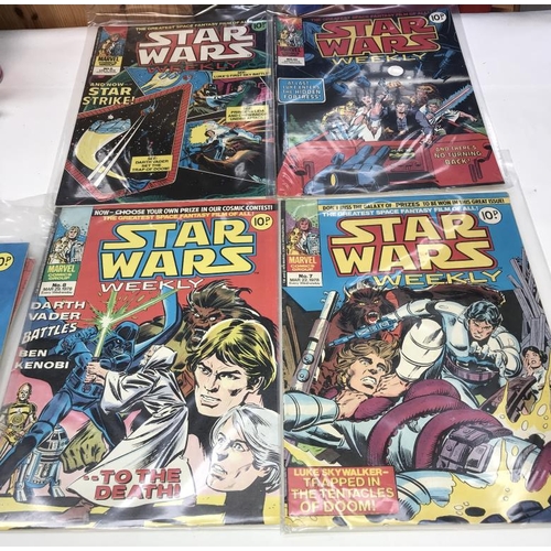 1044 - A good collection of Star Wars Weekly comics & The Empire Strikes Back comics (approximately 80 comi... 