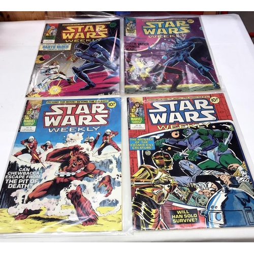 1044 - A good collection of Star Wars Weekly comics & The Empire Strikes Back comics (approximately 80 comi... 