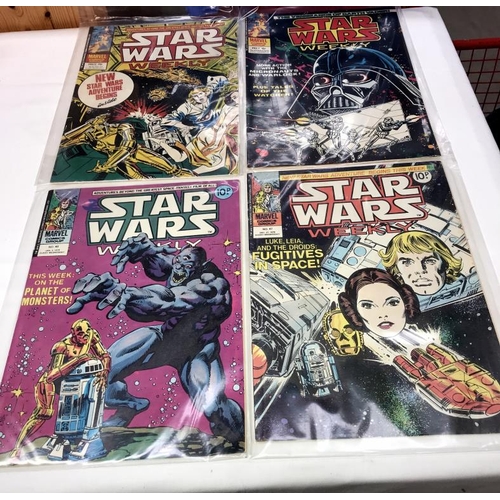 1044 - A good collection of Star Wars Weekly comics & The Empire Strikes Back comics (approximately 80 comi... 