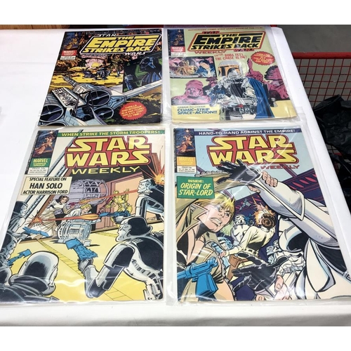 1044 - A good collection of Star Wars Weekly comics & The Empire Strikes Back comics (approximately 80 comi... 