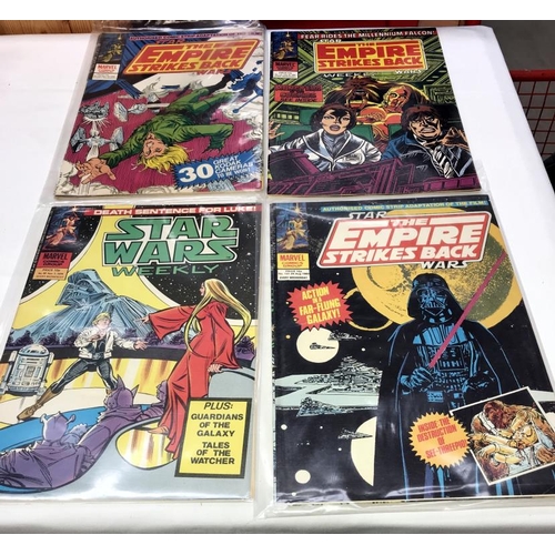 1044 - A good collection of Star Wars Weekly comics & The Empire Strikes Back comics (approximately 80 comi... 