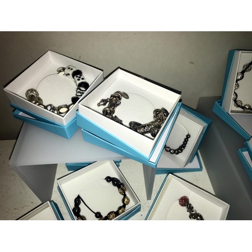 1082 - 17 assorted bracelets (boxed)