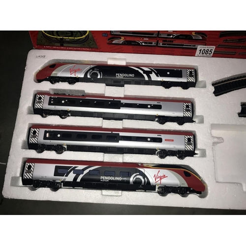 1085 - A Hornby R1155 Virgin trains Pendolino '00' gauge train set, no controller