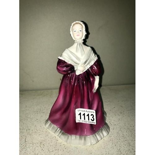 1113 - A Coalport figure 'Norma' & Royal Doulton figure 'Sandra HN2275'