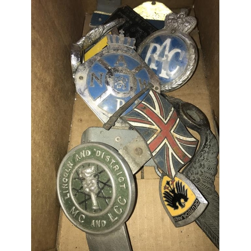 1159 - A box of badges etc.