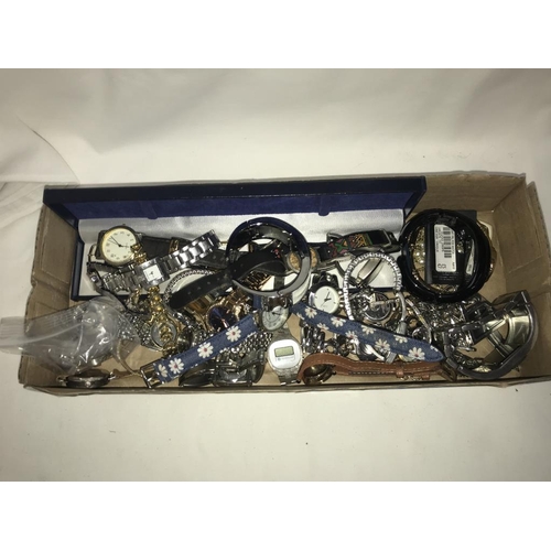 1170 - Approximately 25 ladies wristwatches, 2 pendant watches, 4 bracelet watches & a ring watch