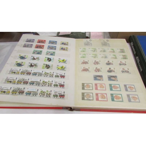 2200 - Two good albums of mint and many fine used matching stamp sets, 1957 - 1989 and some earlier. (face ... 