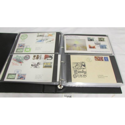 2205 - An album of approximately 140 first day covers including R A F, Railway, Football, Royalty, Historic... 